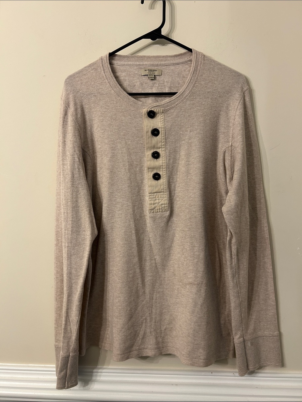 Burberry Long Sleeve Men Shirt Size L